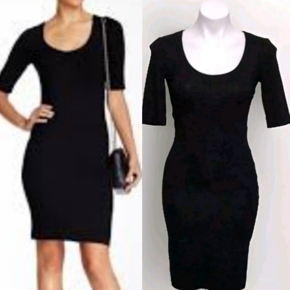 DVF Diane Von Furstenberg Raquel Bodycon Dress SP Elegant Little Black Dress